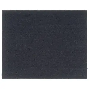 Wycieraczka, ciemnoszara, 80x100 cm, włókno kokosowe, tuftowana