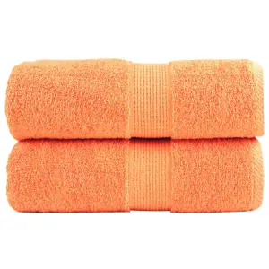 Ręczniki toaletowe Premium SOLUND 2 szt. Pomarańczowe 30x30 cm 600 gsm
