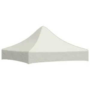 Dach do namiotu imprezowego, 2 x 2 m, kremowy, 270 g/m²