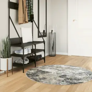 Dywan z możliwością prania, kolorowy, Ø120 cm