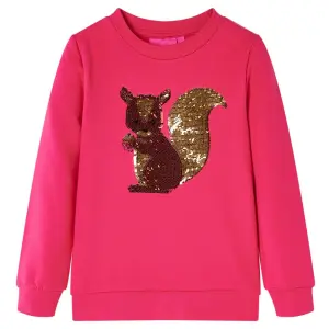 Bluza dziecięca, jaskrawy róż, 104