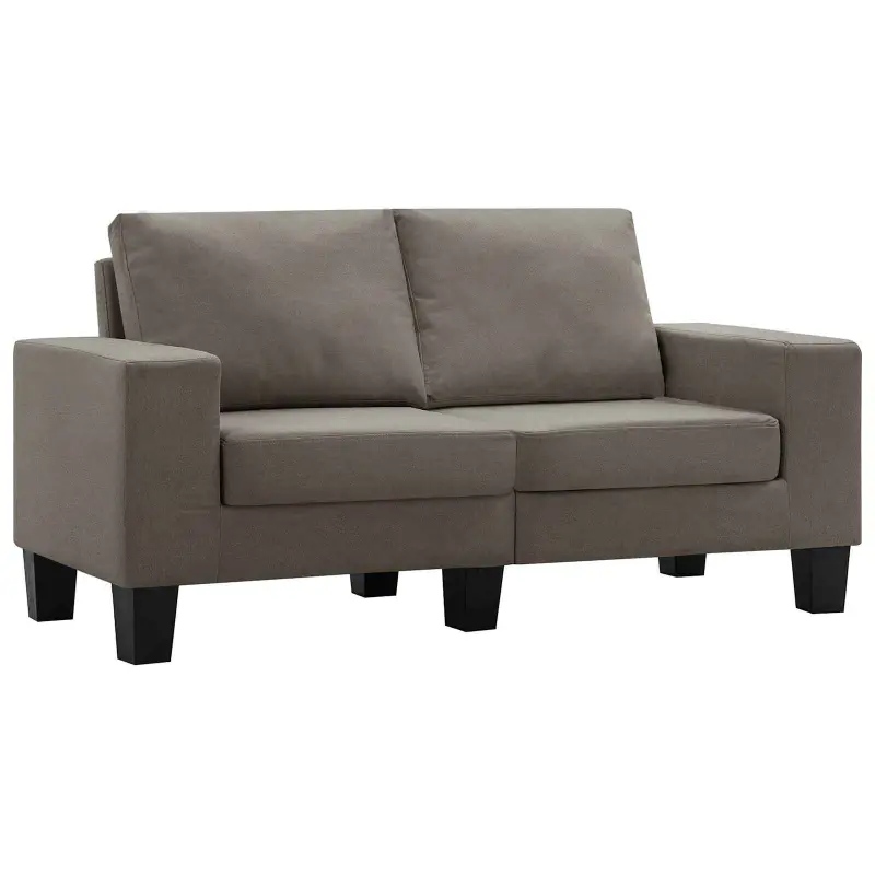 Sofa Ciemnoszary Sofy 2-osobowe tkanina