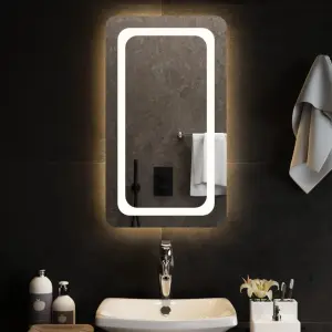 Lustro łazienkowe z LED, 40x70 cm