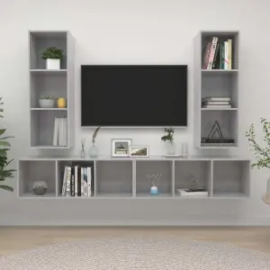 | Szafka na Telewizor na Ścianę | 4 szt. 37 x 37 x 107.5 cm