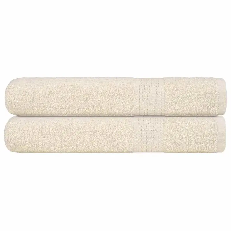 Ręczniki, FROGN, 2 szt, kremowe, 100x200 cm, 360 g/m²