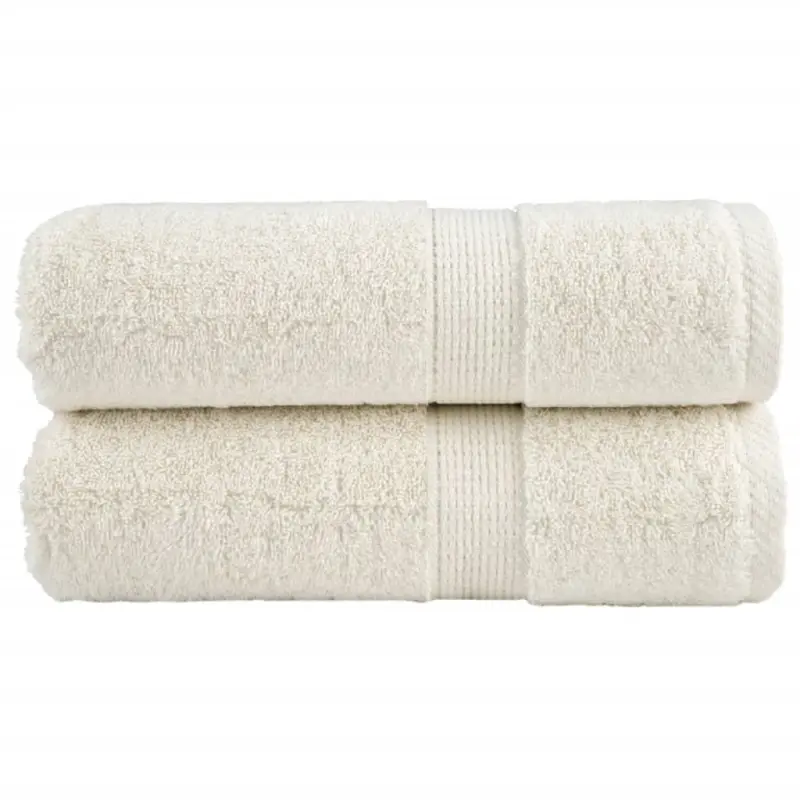 Ręczniki myjące Premium SOLUND 2 szt. Kremowe 30x30 cm 600 gsm