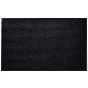 Wycieraczka, czarna, 90x150 cm, PVC