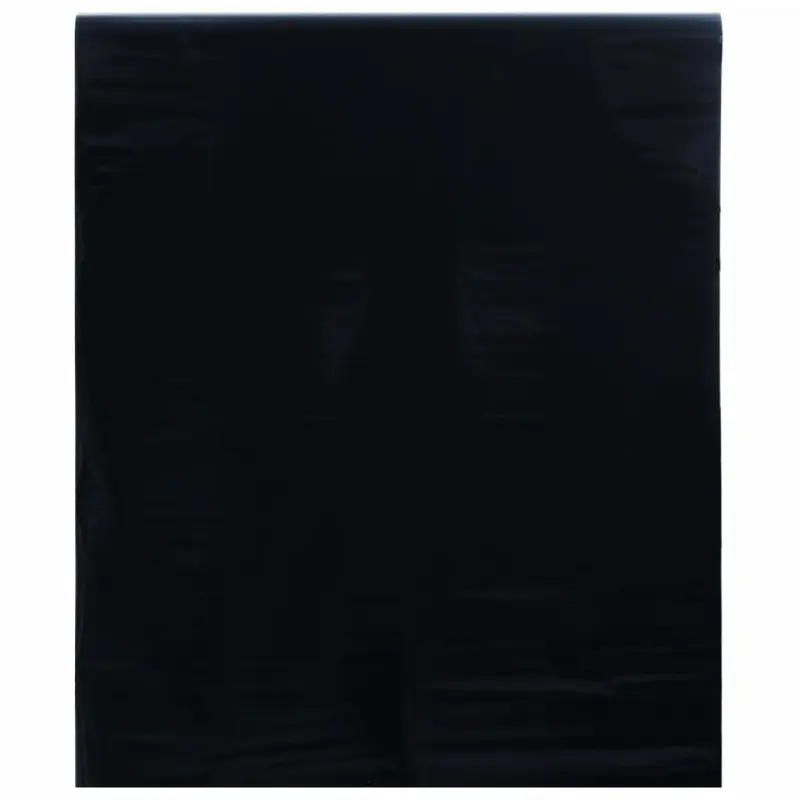 Folia okienna statyczna, matowa, czarna, 45x500 cm, PVC