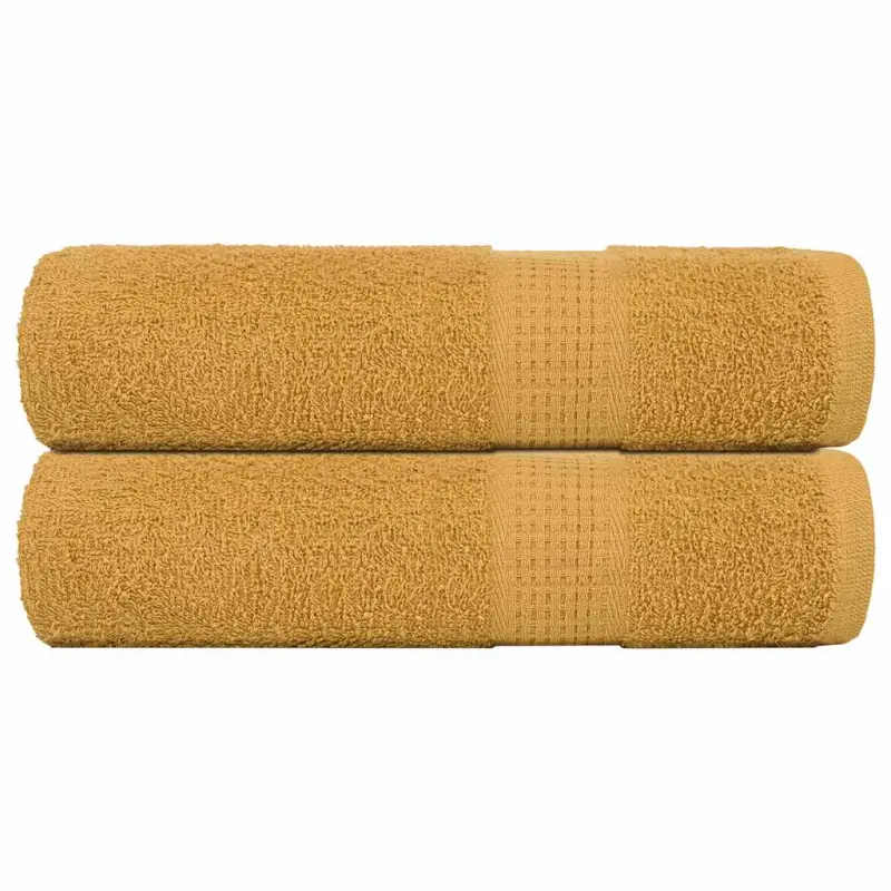 Ręczniki prysznicowe FROGN 2 szt. Złoty 70x140cm 360 g/m²
