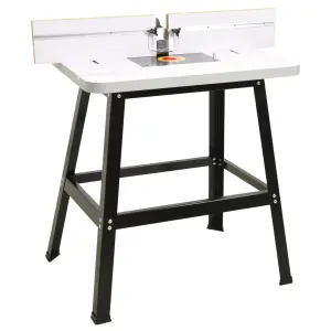 Stół do frezarki, stal i MDF, 81x61x88 cm