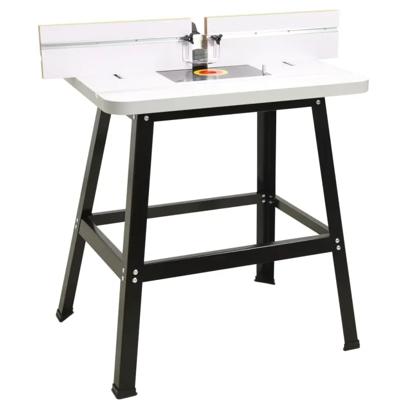 Stół do frezarki, stal i MDF, 81x61x88 cm