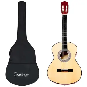 Gitara klasyczna dla początkujących, 3/4, 36, z pokrowcem