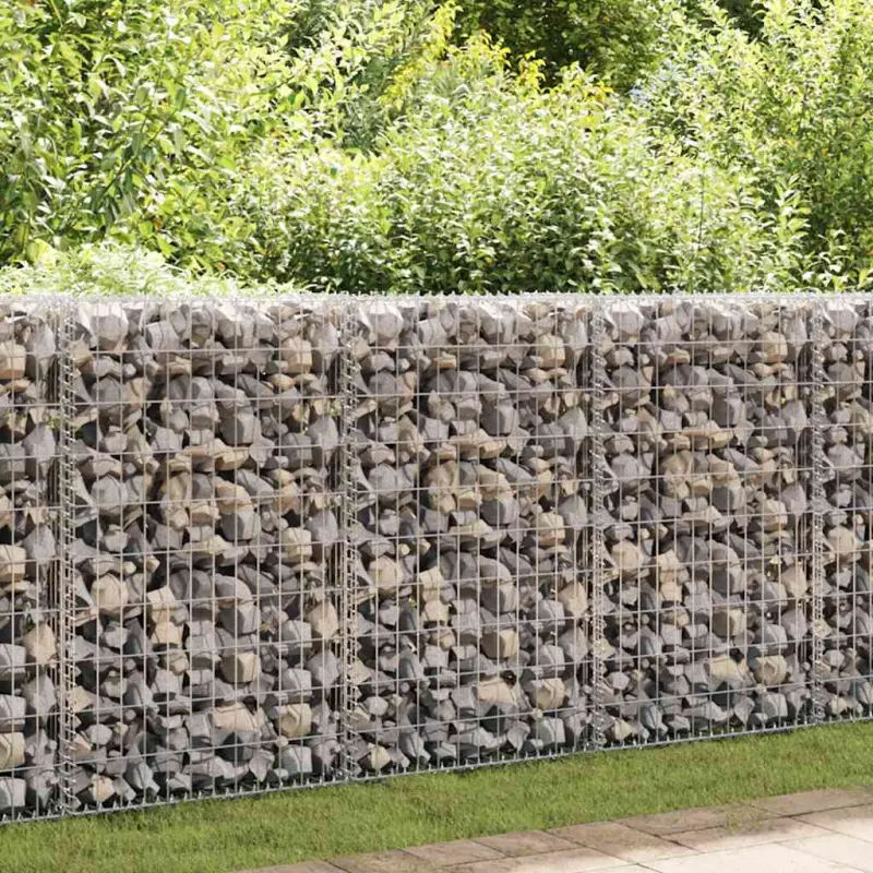 Kosz gabionowy, galwanizowana stal, 200 x 50 x 100 cm