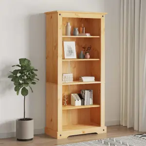 Biblioteczka w meksykańskim stylu Corona, sosna, 80x40x170 cm