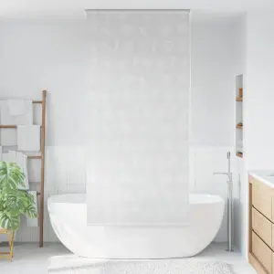 Roleta prysznicowa 120 x 240 cm, wzór w rozgwiazdy