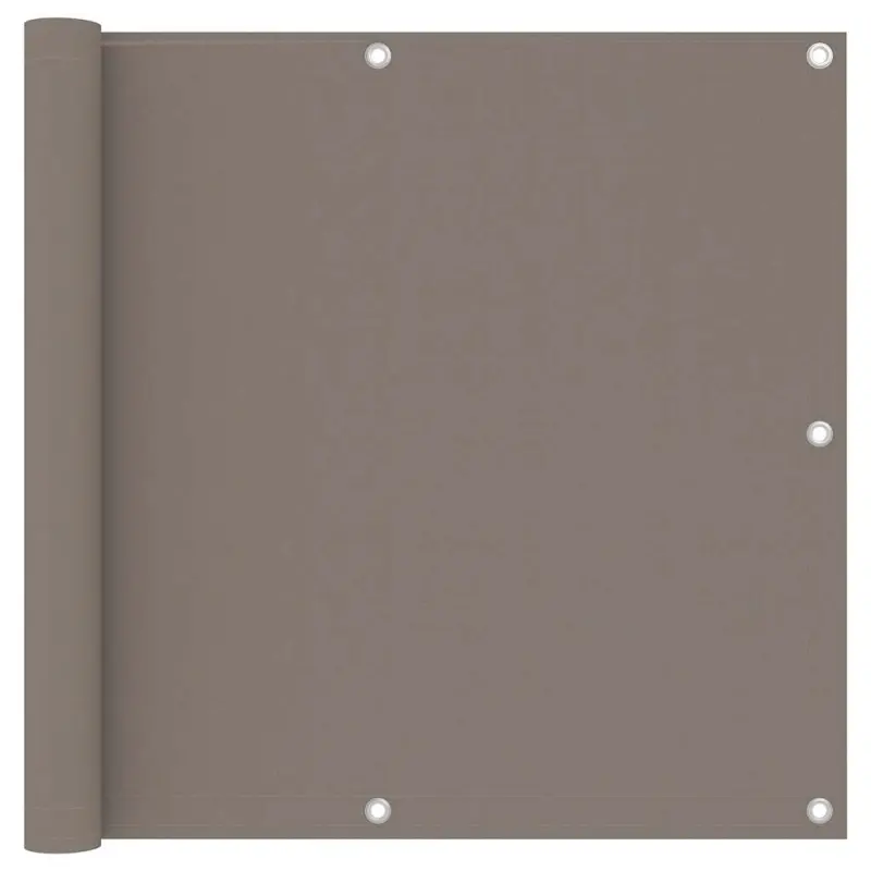 Parawan balkonowy, taupe, 90x300 cm, tkanina Oxford