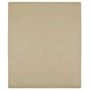 Prześcieradła, 2 szt., taupe, 180x200 cm, dżersej bawełniany