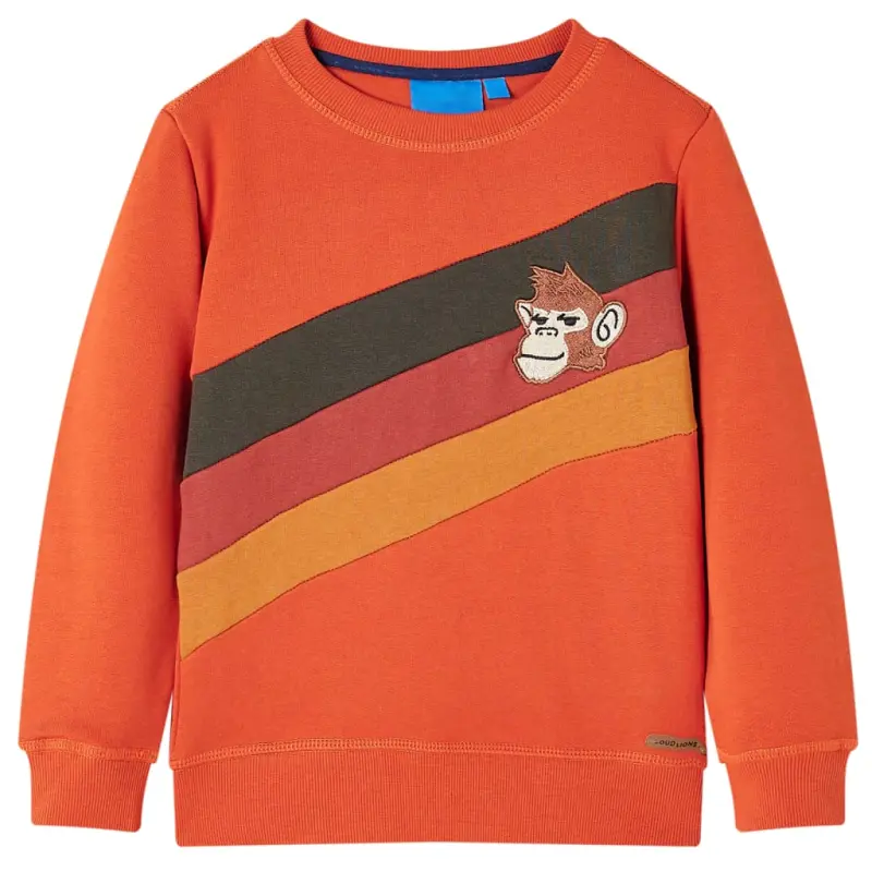 Bluza dziecięca, pomarańczowa, 92