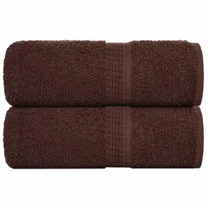 Ręczniki, FROGN, 2 szt., brązowe, 30x30 cm, 360 g/m²