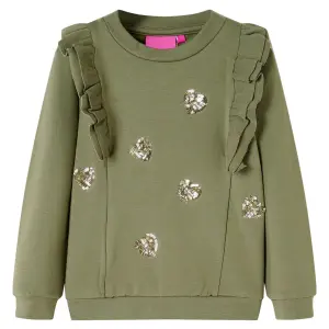 Bluza dziecięca, khaki, 92