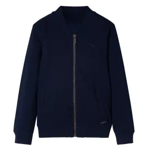 Bluza dziecięca z zapięciem na suwak, granatowa, 116