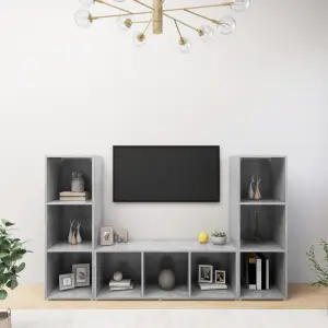 | Szafka pod telewizor | 3 szt. 37 x 35 x 107.5 cm