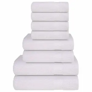 8-cz. zestaw ręczników, FROGN, biały, 360 g/m²