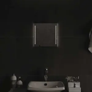Lustro łazienkowe z LED, 30x30 cm