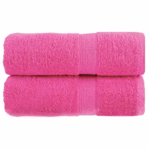 Ręczniki toaletowe Premium SOLUND 2 szt. Różowe 30x30 cm 600 gsm