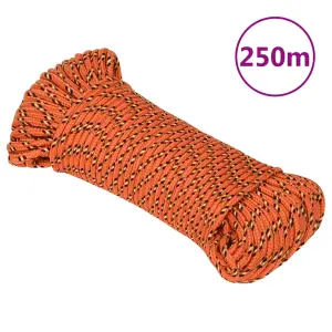 Linka żeglarska, pomarańczowa, 5 mm, 250 m, polipropylen