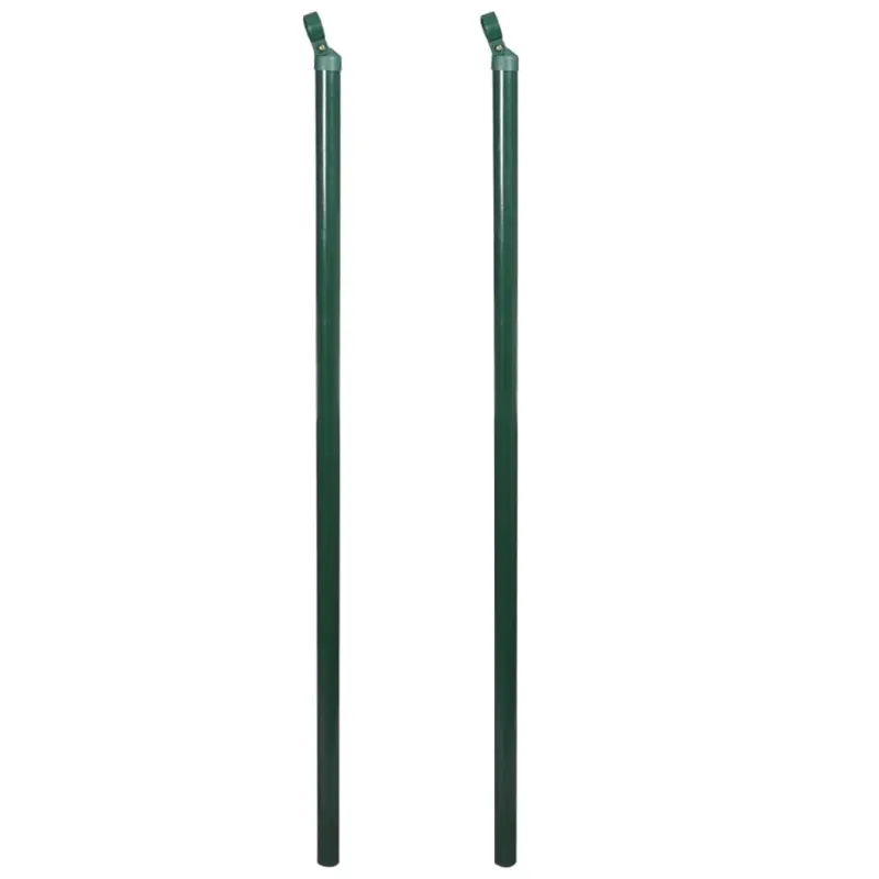 Słupki podporowe do ogrodzenia, 2 szt., 175 cm