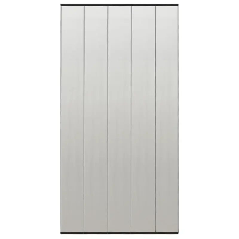 Moskitiera na drzwi, 5-panelowa, czarna, 120x240 cm