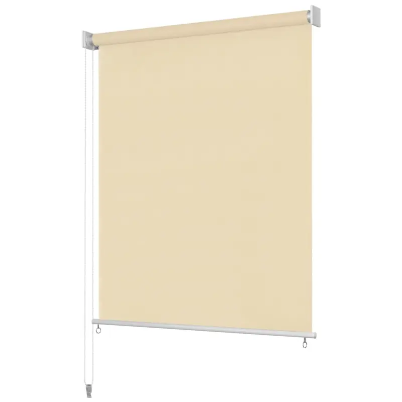 Roleta zewnętrzna, kremowa, 80x230 cm, HDPE