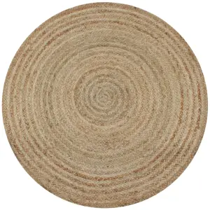 Dywan pleciony z juty, 150 cm, okrągły
