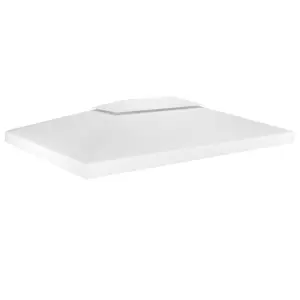2-poziomowe zadaszenie altany, 310 g/m² 4x3 m, białe