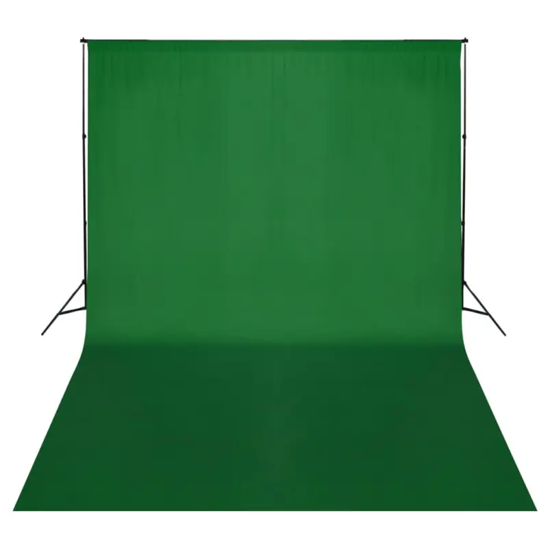 System zawieszenia tła z zielonym tłem 500 x 300 cm