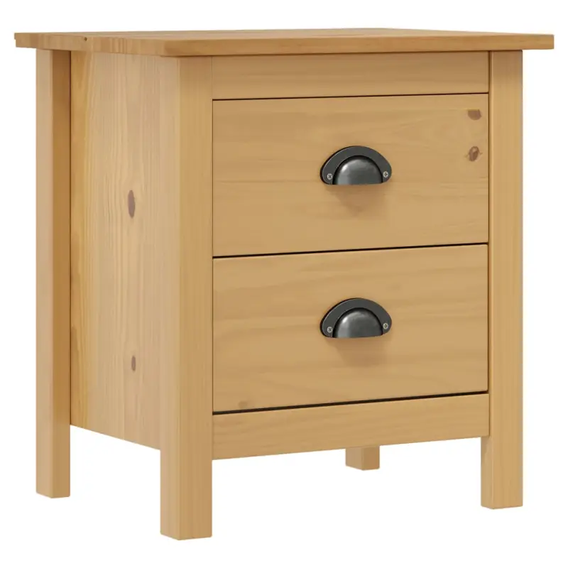 Szafka nocna Hill, 46x35x49,5 cm, lite drewno sosnowe