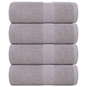 Ręczniki, FROGN, 4 szt., szare, 30x30 cm, 360 g/m²