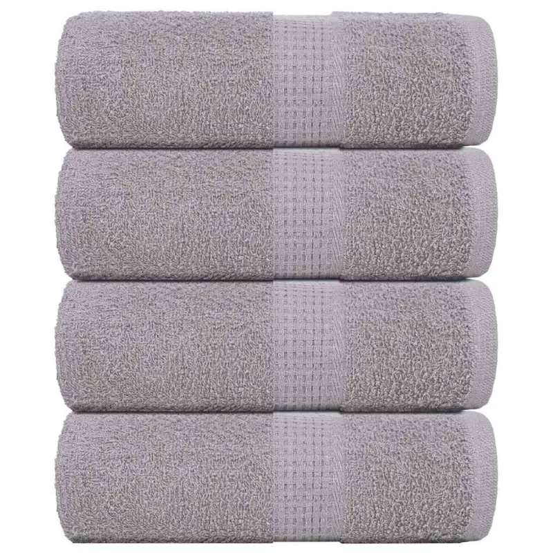 Ręczniki, FROGN, 4 szt., szare, 30x30 cm, 360 g/m²