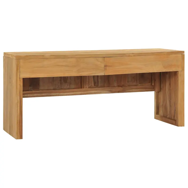 Szafka pod TV, 100x35x45 cm, lite drewno tekowe