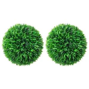 Kule sztucznego bukszpanu, 2 szt., 38 cm