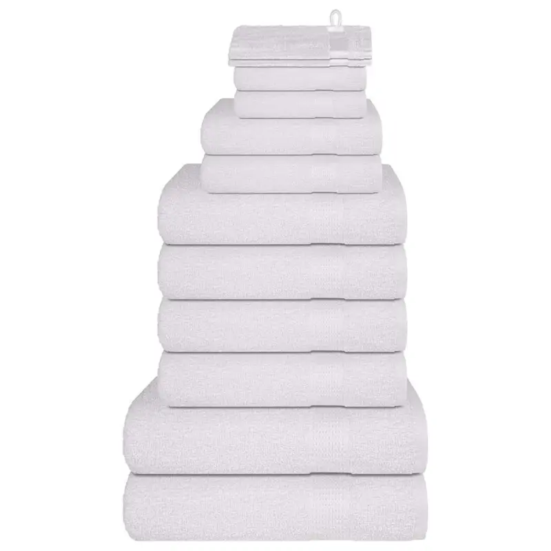 12-cz. zestaw ręczników, FROGN, biały, 360 g/m²