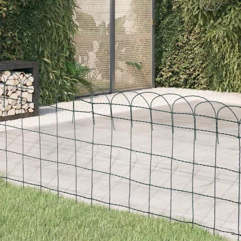 Obrzeże ogrodowe, malowane proszkowo żelazo, 10x0,65 m