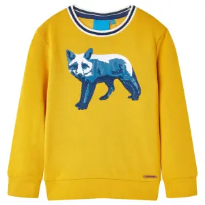 Bluza dziecięca, kolor ochry, 128
