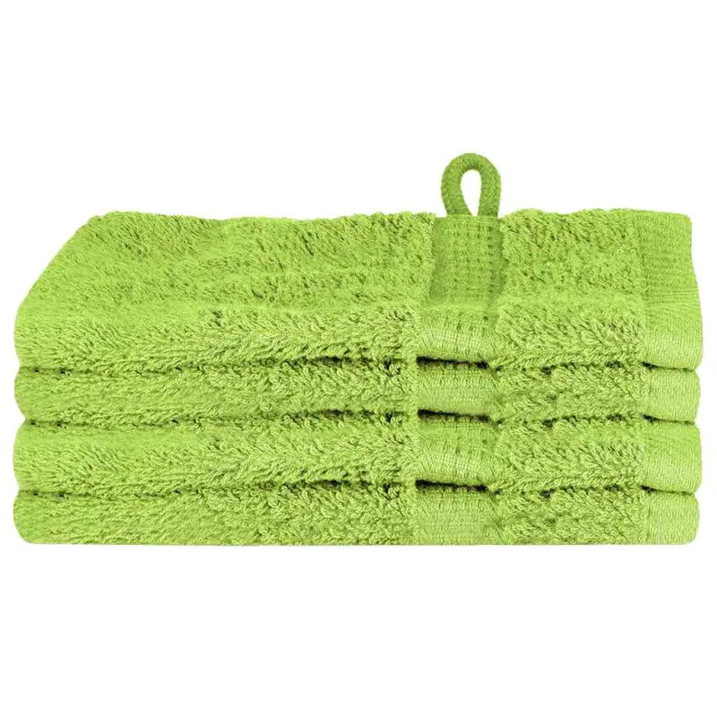 Ręcznik Gościnny SOLUND 4 szt. Zielony 15 x 21 cm 550 gsm