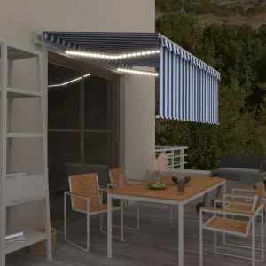 Automatyczna markiza z zasłoną, LED i czujnikiem, 3x2,5 m