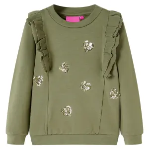 Bluza dziecięca, khaki, 128