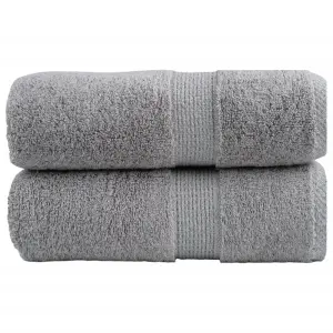 Ręczniki toaletowe Premium, SOLUND 2 szt. Szare 30x30cm 600 g/m²