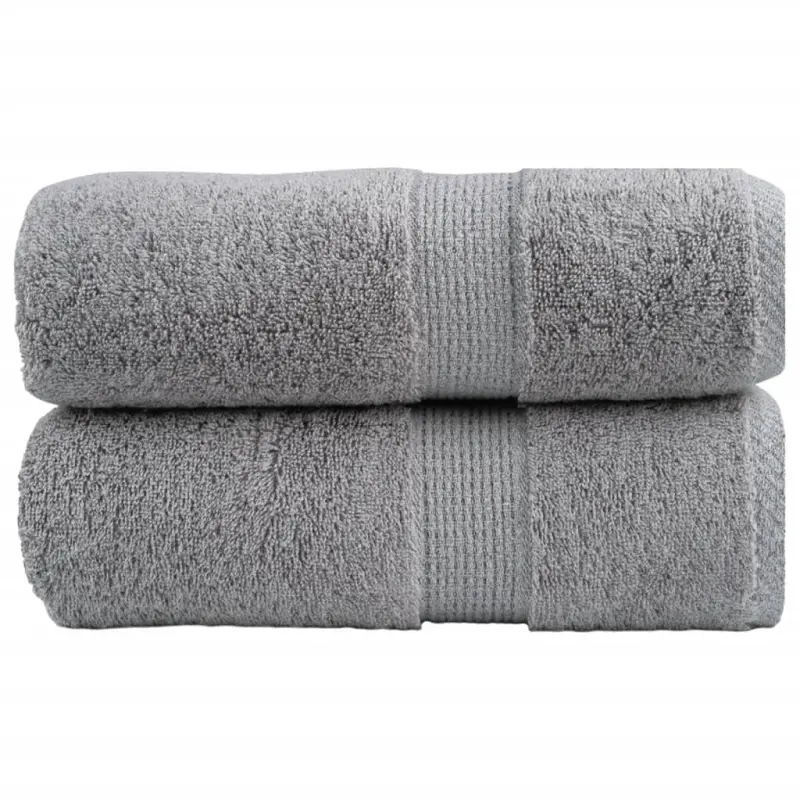 Ręczniki toaletowe Premium, SOLUND 2 szt. Szare 30x30cm 600 g/m²