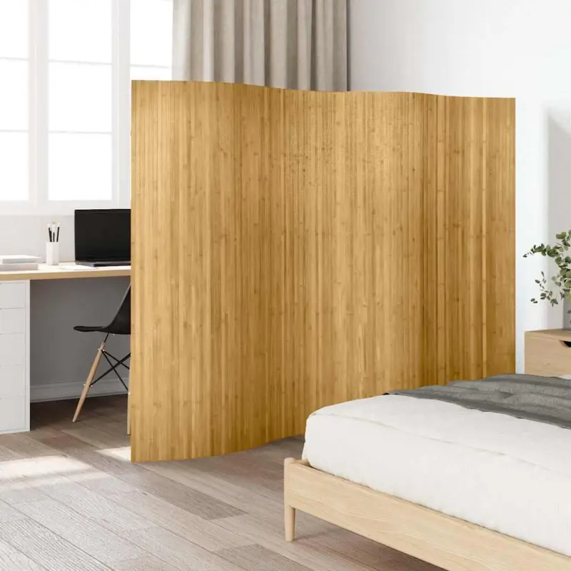 Parawan z naturalnego bambusa, szerokość 250 cm, wysokość 165 cm